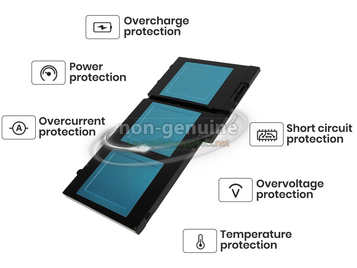 replacement Dell RDRH9 battery