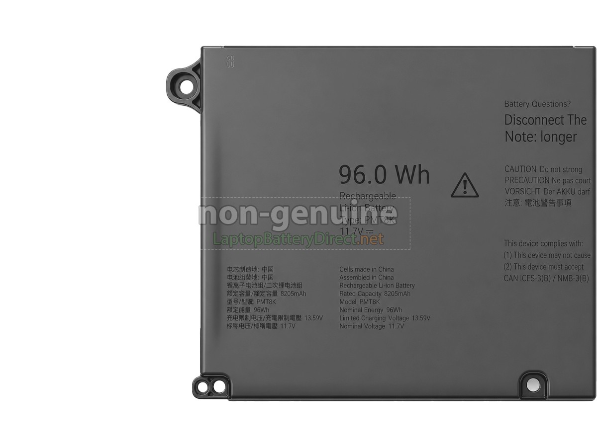replacement Dell FRMD8 battery