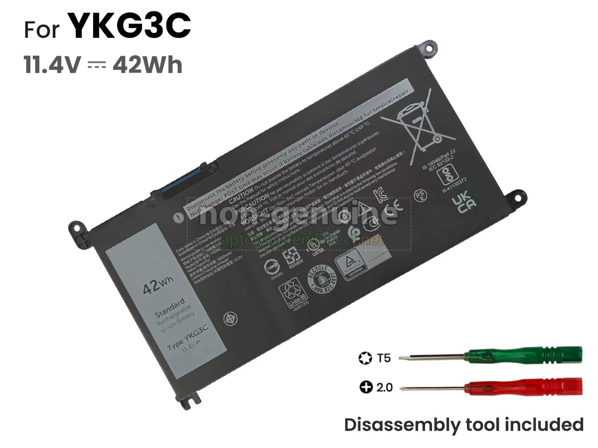 replacement Dell X0Y5M battery