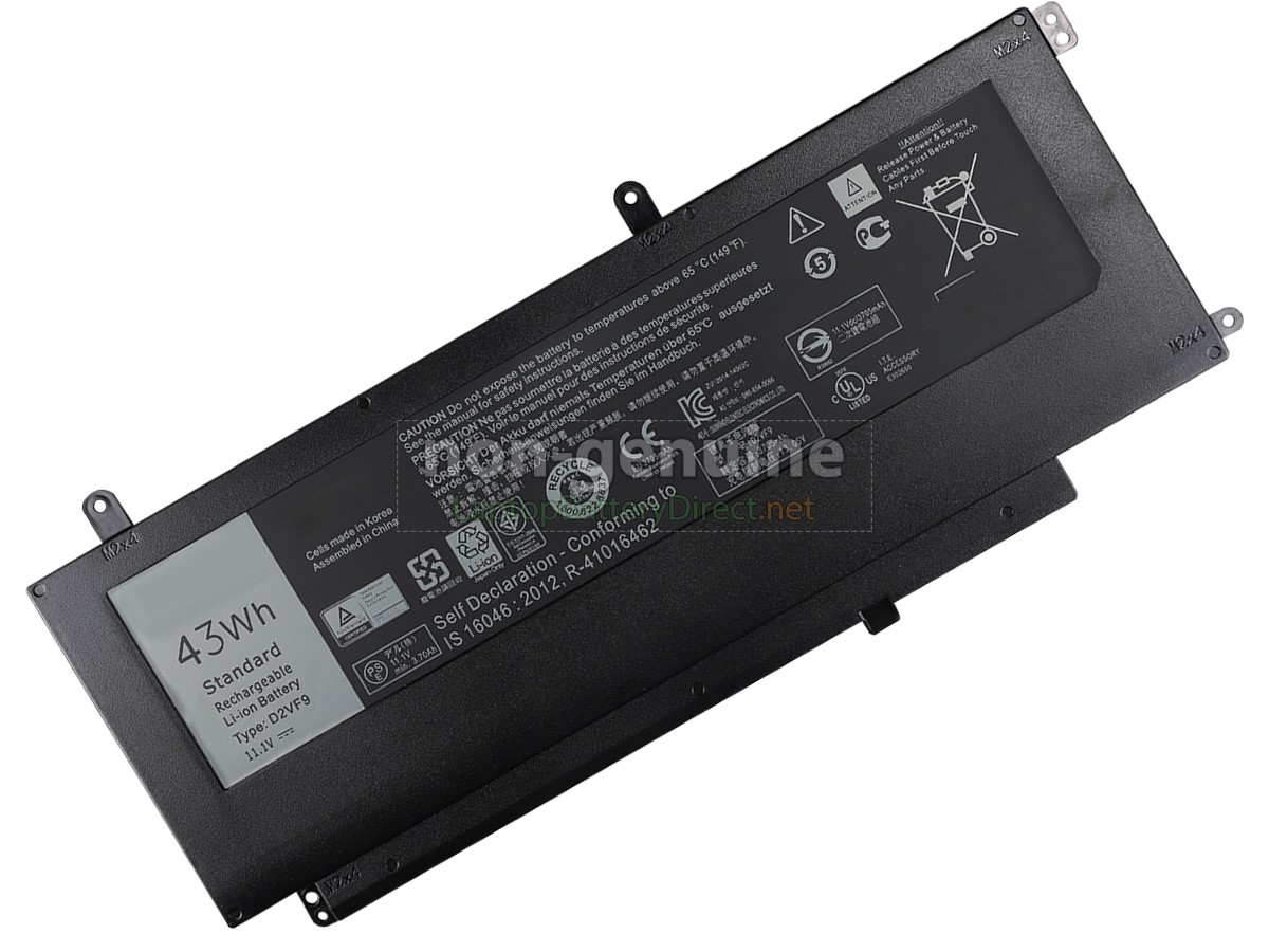 replacement Dell D2VF9 laptop battery