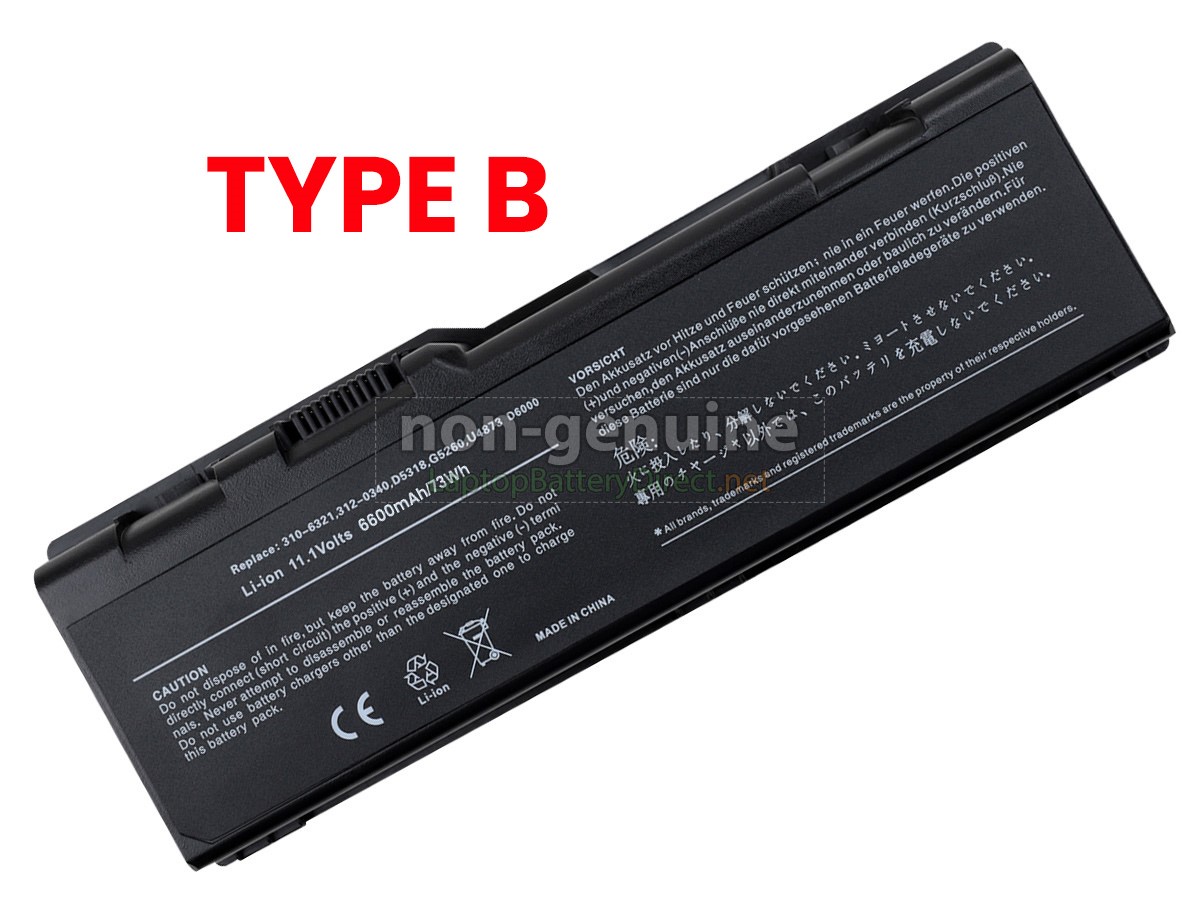 replacement Dell Inspiron 9200 battery