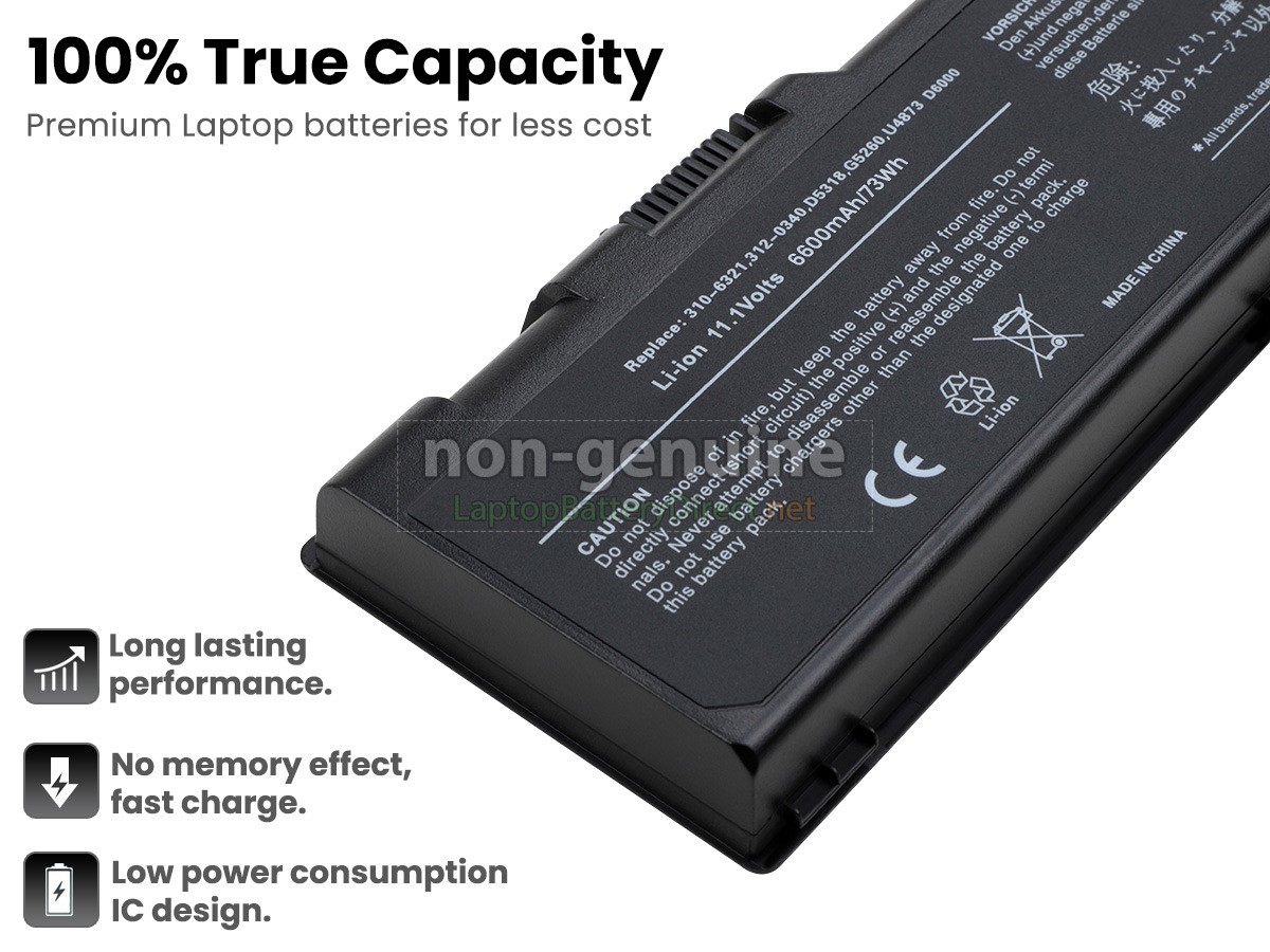 replacement Dell Inspiron 9200 battery
