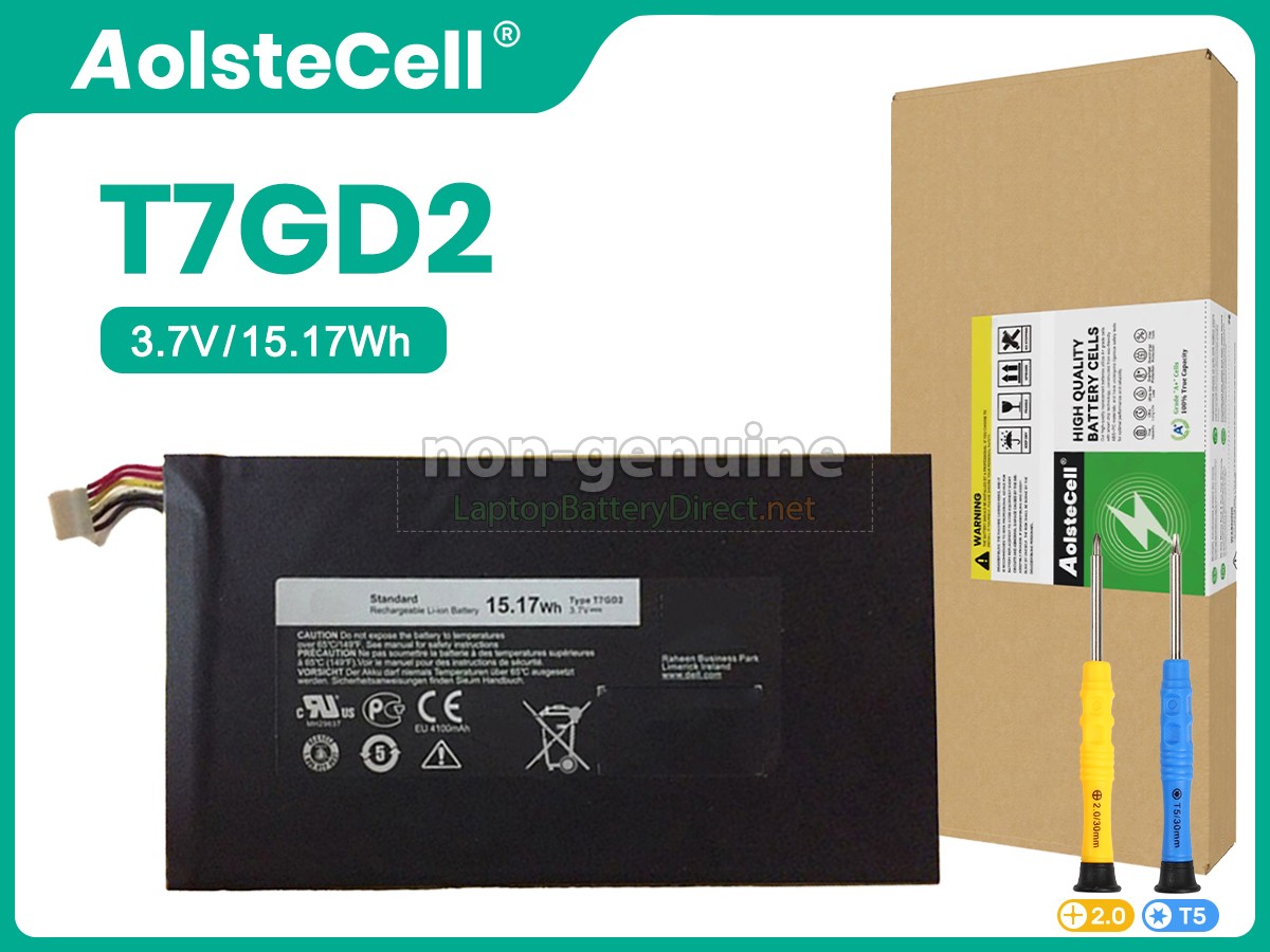 replacement Dell Venue 7 (3730) Tablet battery