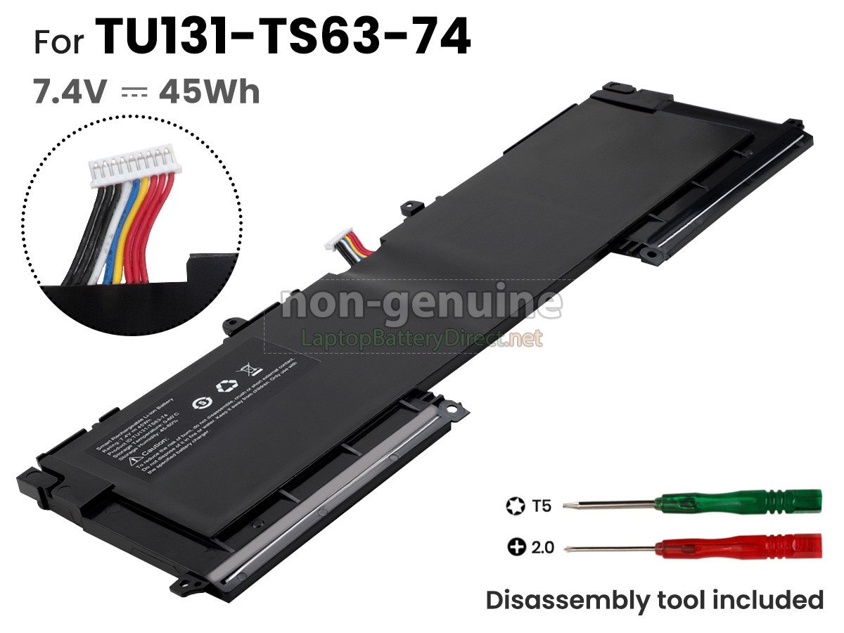 replacement Dell TU131-TS63-74 battery