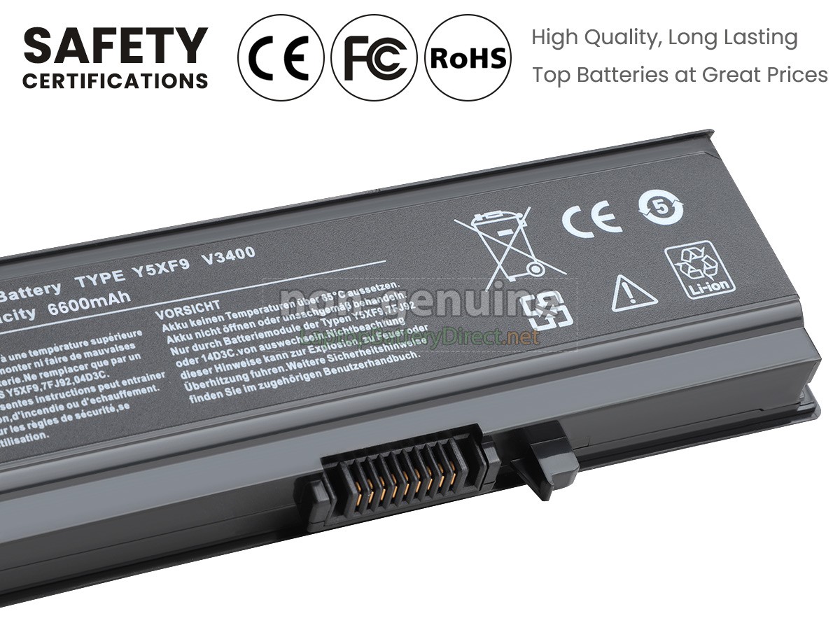 replacement Dell 0TXWRR battery