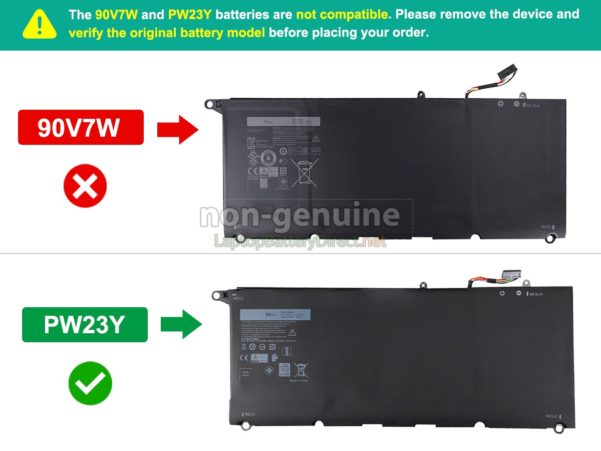 replacement Dell P54G002 battery