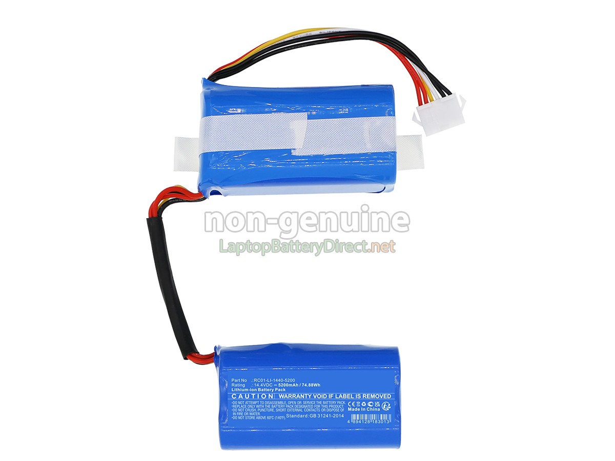 replacement Ecovacs RC01-LI-1440-5200 battery