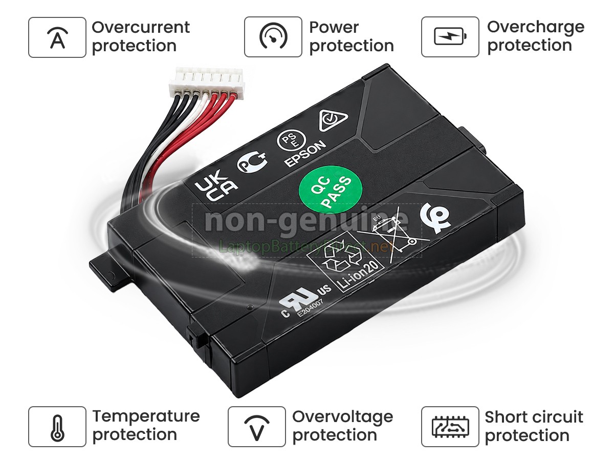 replacement EPSON WORKFORCE ES-60W battery