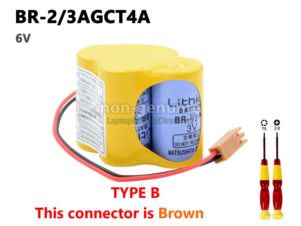 replacement Fanuc BR-23AGCT4A battery