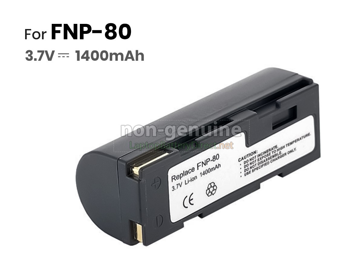 replacement Fujifilm FNP-80 battery