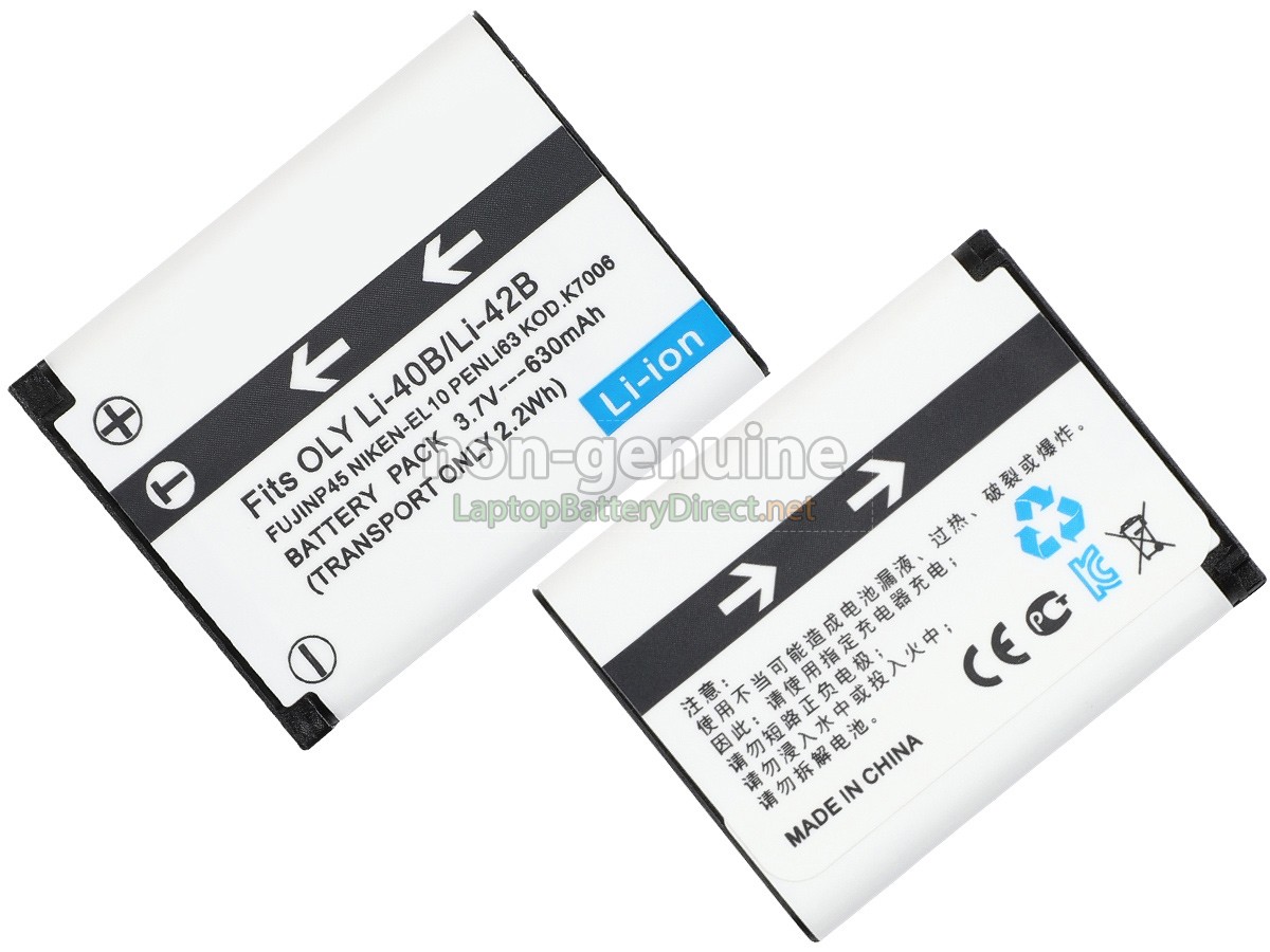 replacement Fujifilm D-LI63 battery