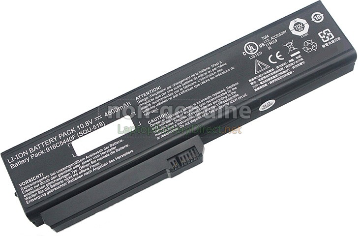 Battery for Fujitsu 916C540F laptop