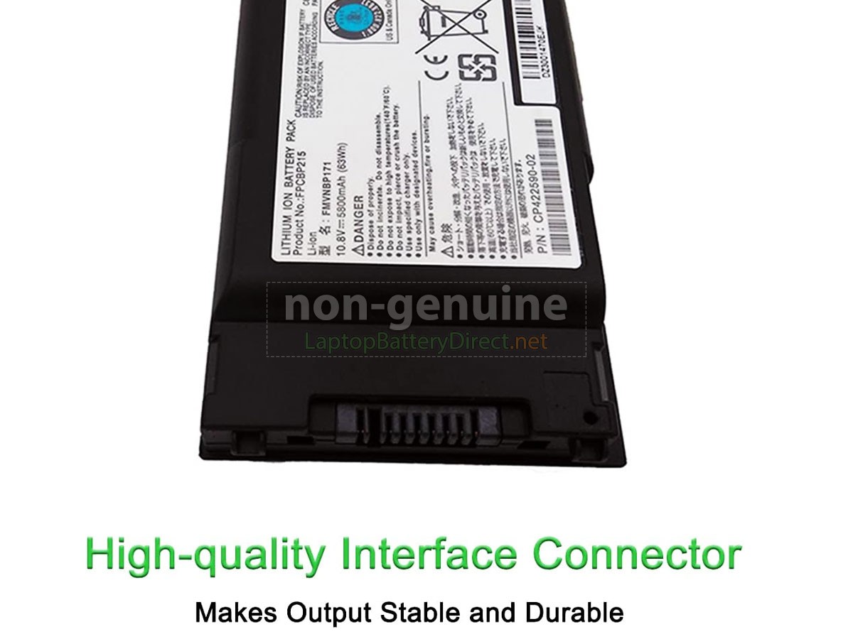 replacement Fujitsu FMVNBP171 battery
