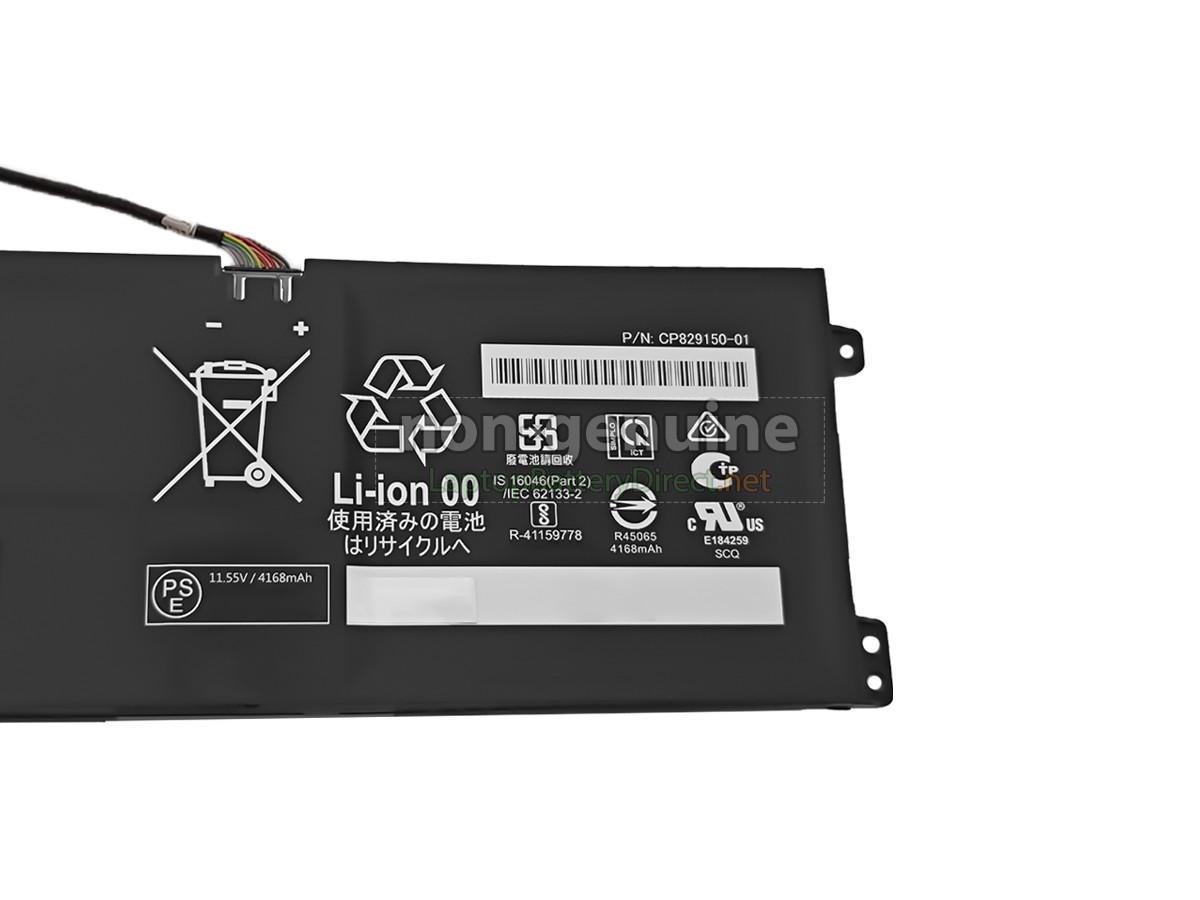 replacement Fujitsu CP829150-02 battery