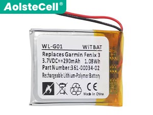 Replacement Battery for Garmin fenix3 laptop