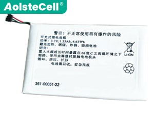 Replacement Battery for Garmin 361-00051-22 laptop