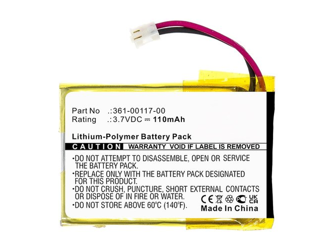 Replacement Battery for Garmin 361-00117-00 laptop