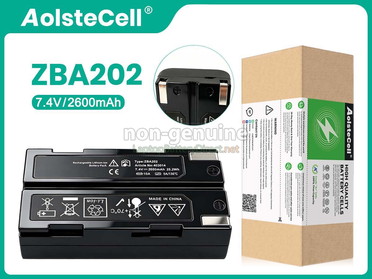 replacement Geomax ZBA202 battery