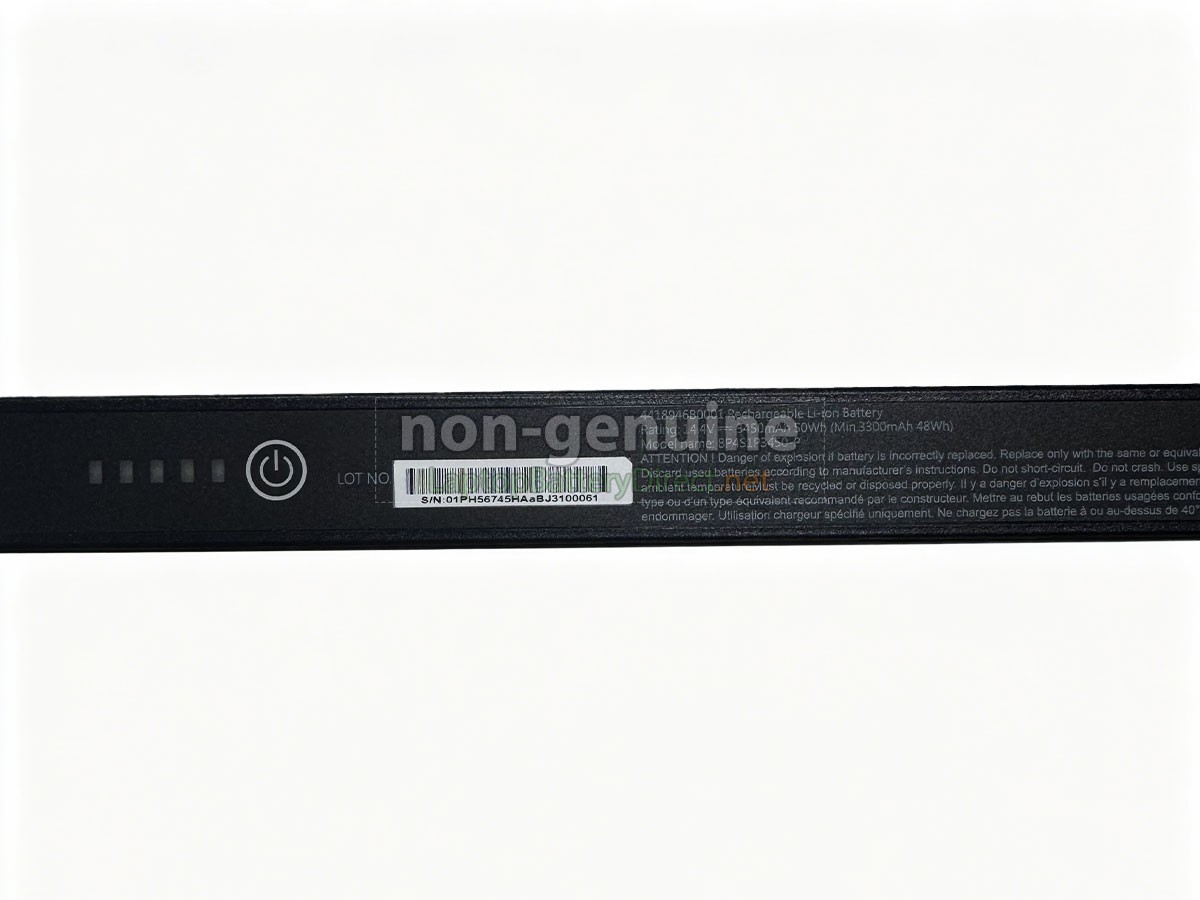 replacement Getac BP4S1P3450-P battery