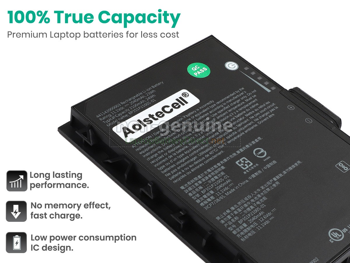 replacement Getac 242142000002 battery