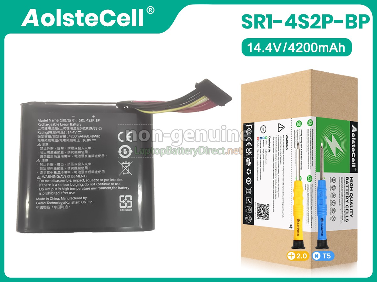 replacement Getac SR1_4S2P_BP battery