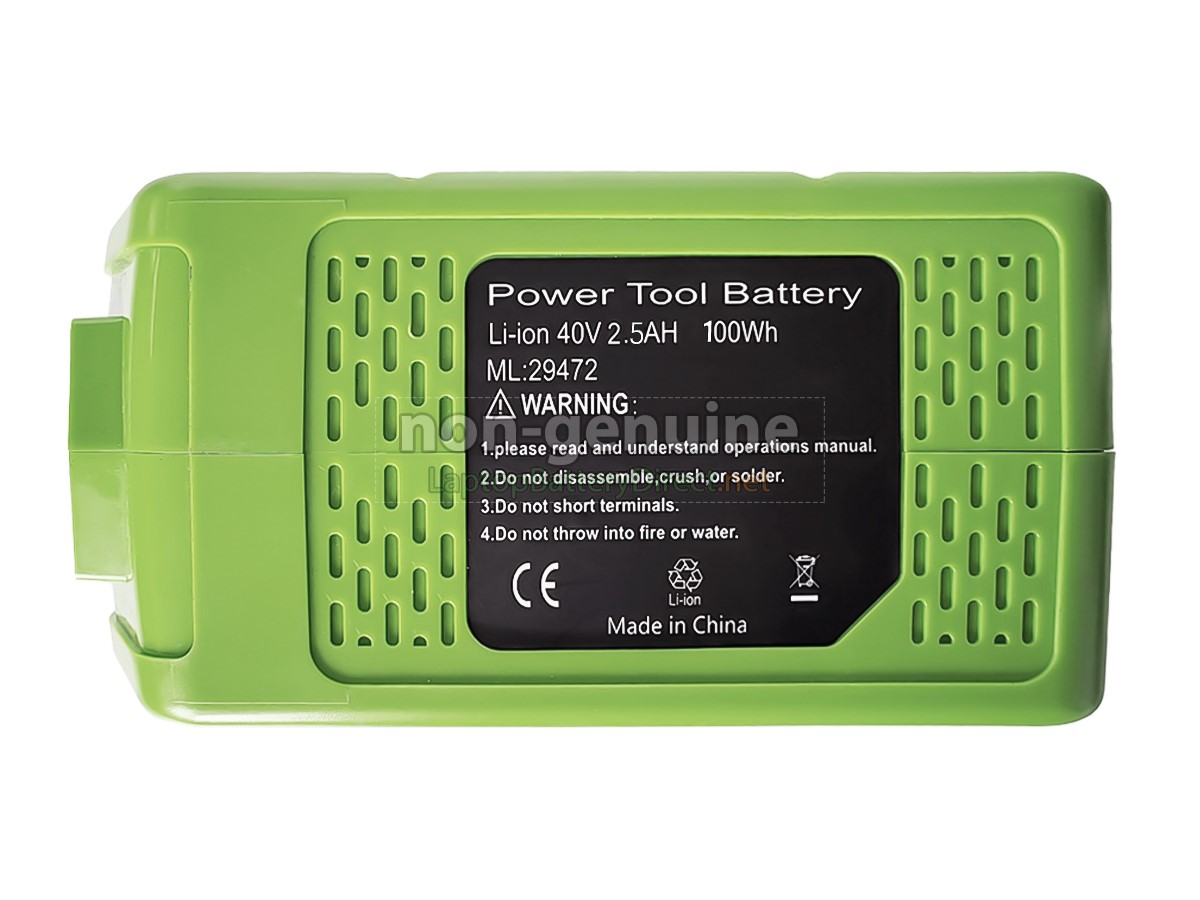 replacement Greenworks 22272 battery