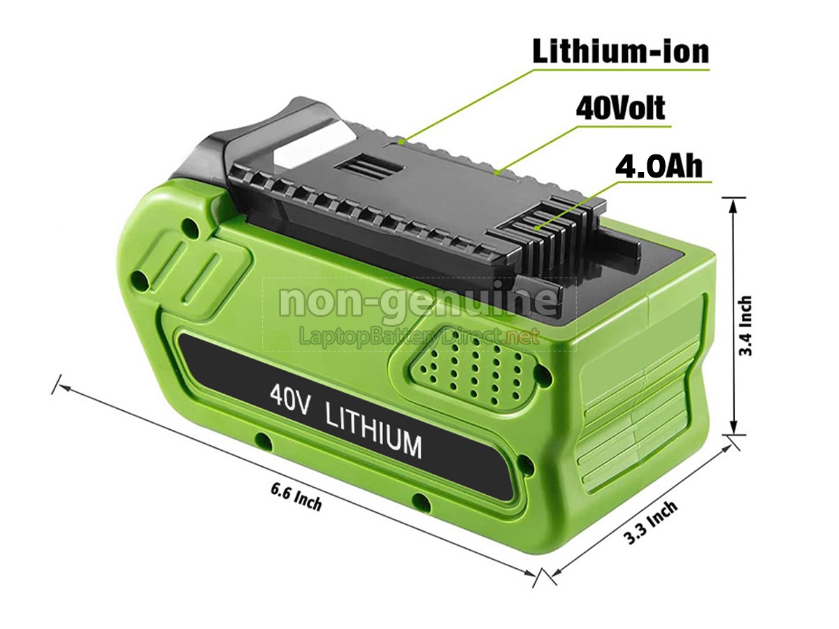 replacement Greenworks 22272 battery
