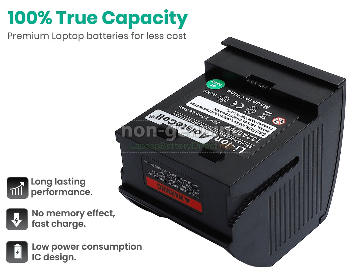 replacement Gtech 103A105 battery