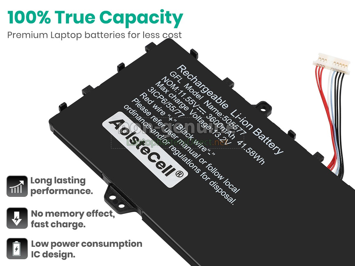 replacement Haier 505577 battery