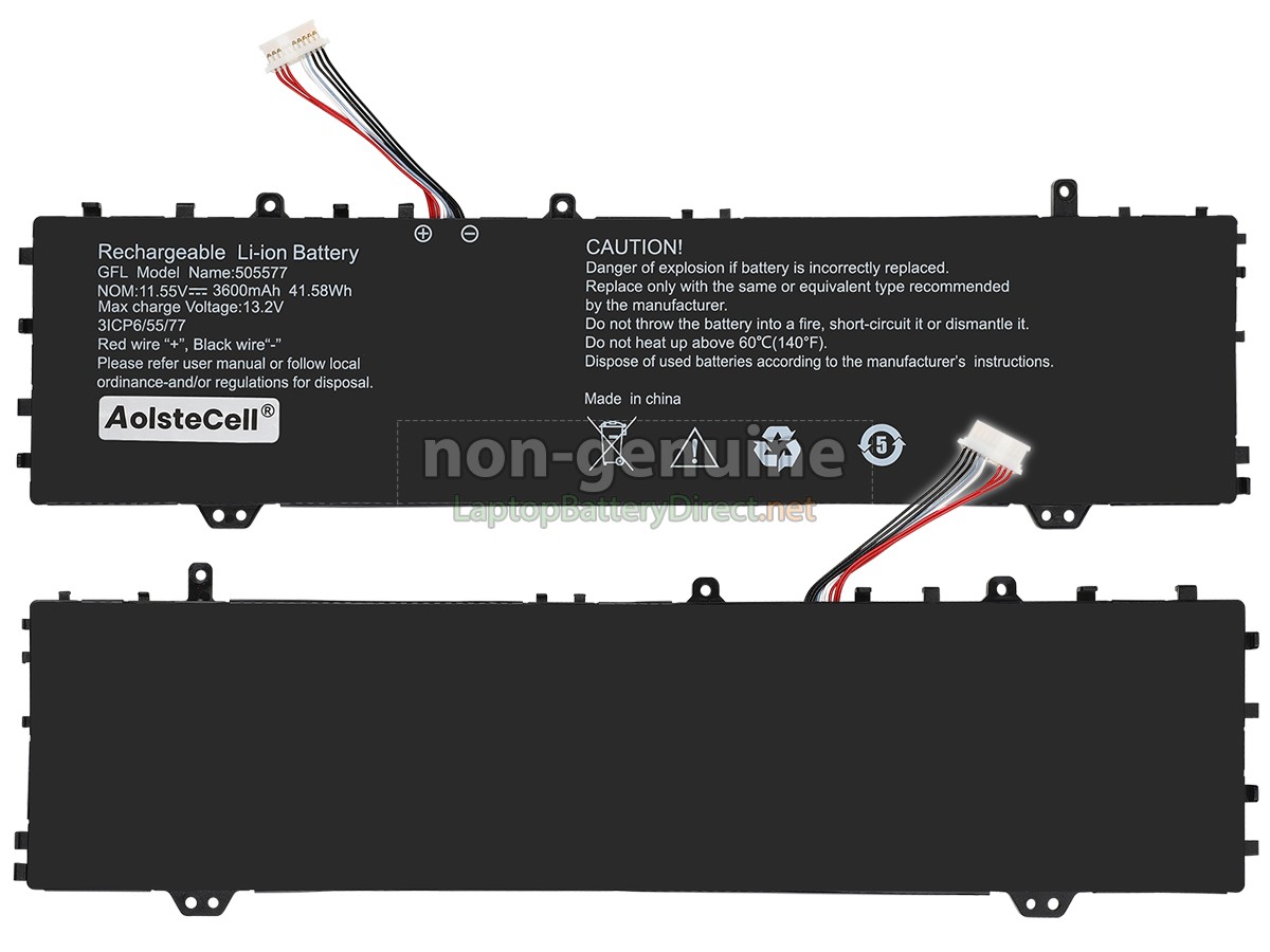 replacement Haier 505577 battery