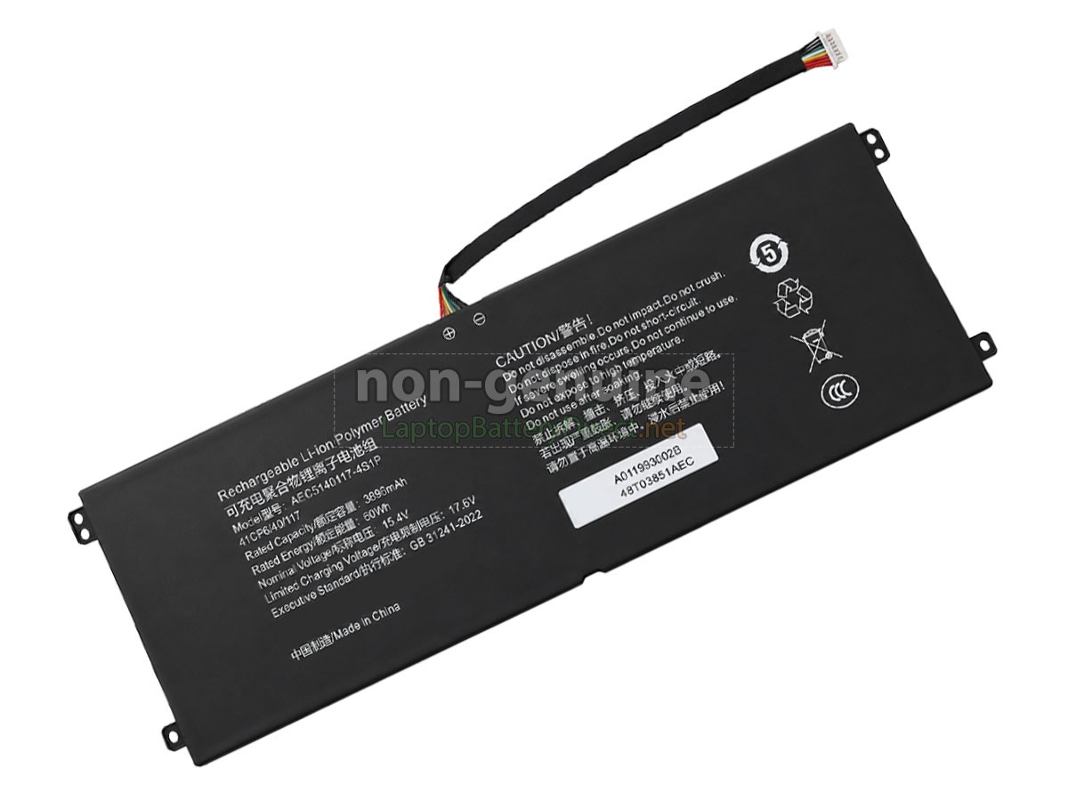 replacement Hasee 40091602 battery