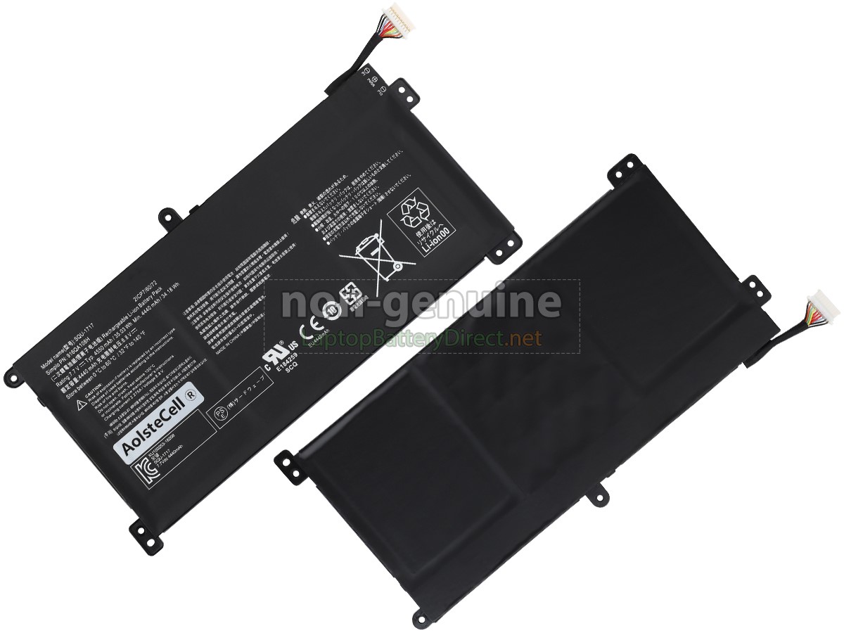 replacement Hasee SQU-1717 battery