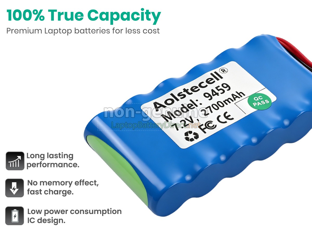 replacement HiOKi HIGH VOLTAGE INSULATION TESTER IR3455 battery