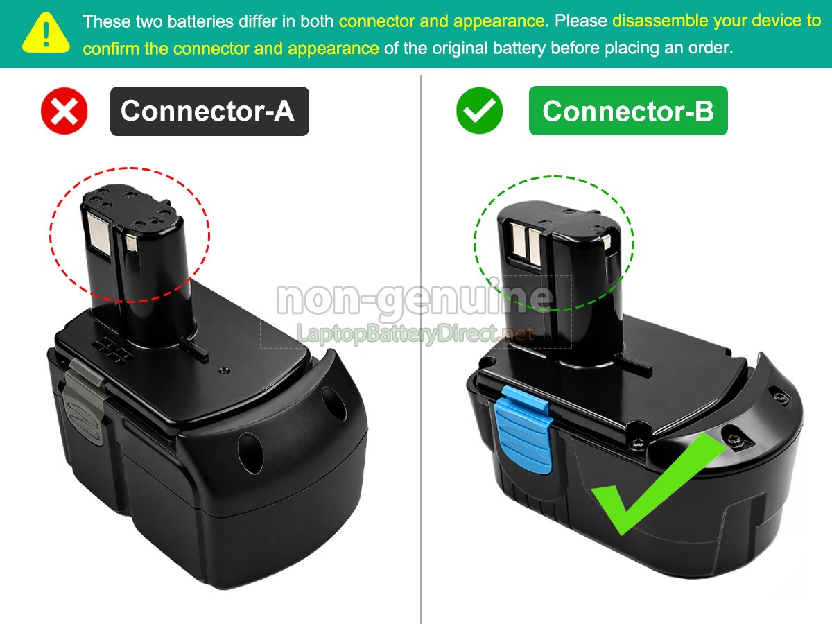 replacement Hitachi BCL1825 battery