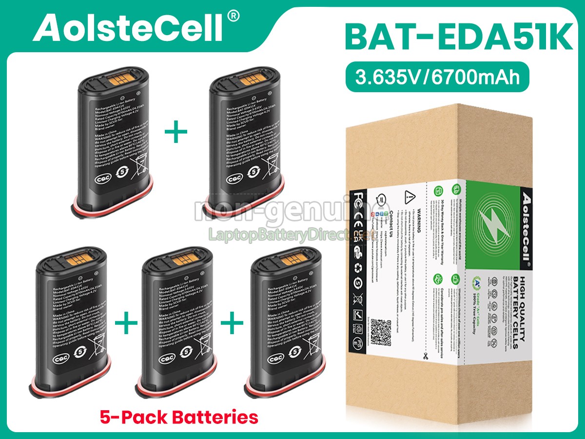 replacement Honeywell EDA51K RFID battery