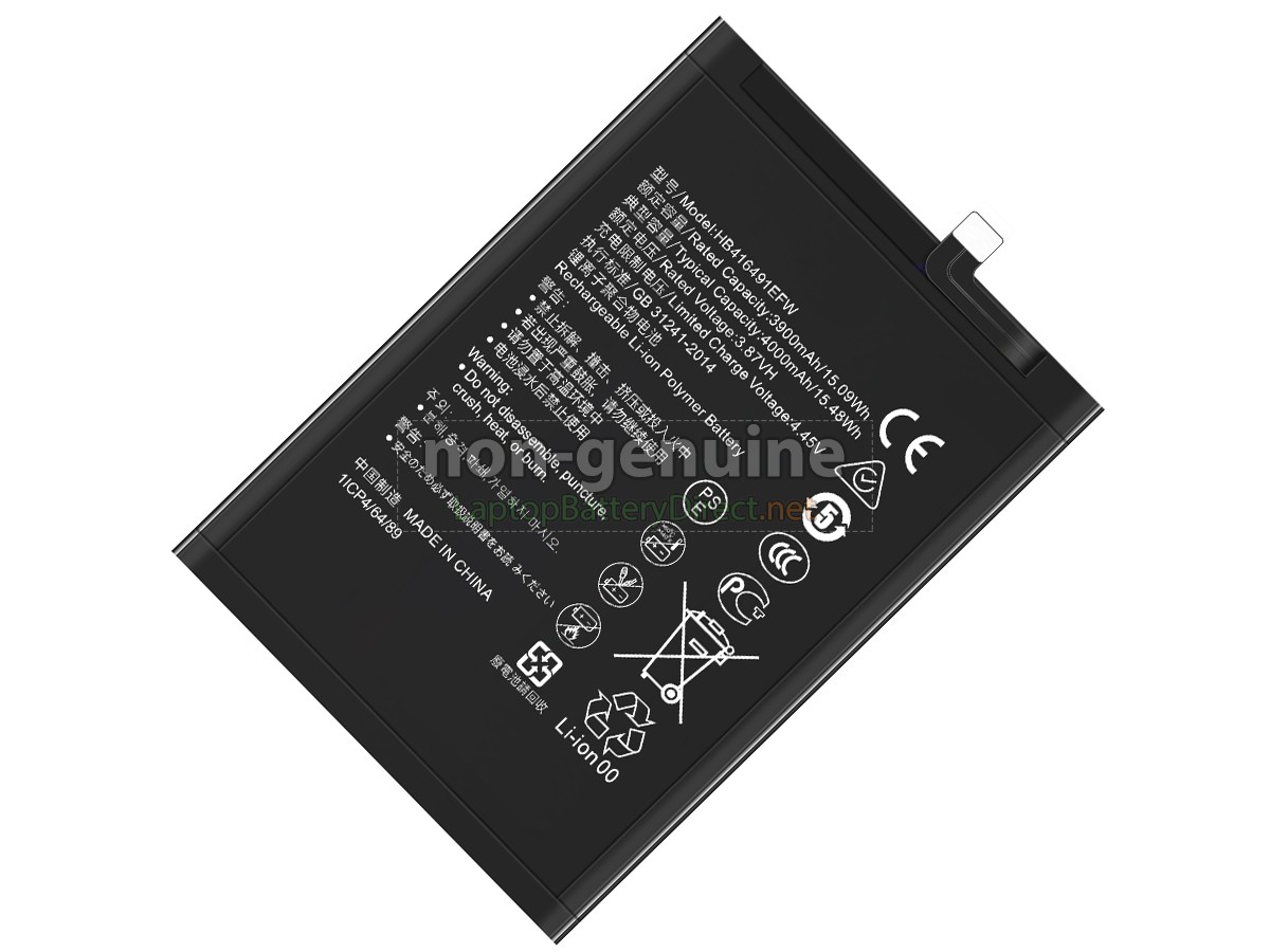 replacement Honor HB416491EFW battery