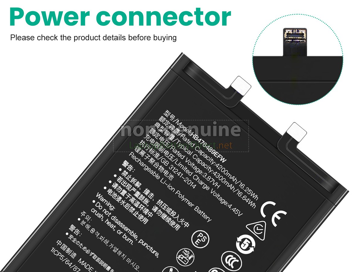 replacement Honor 50 battery