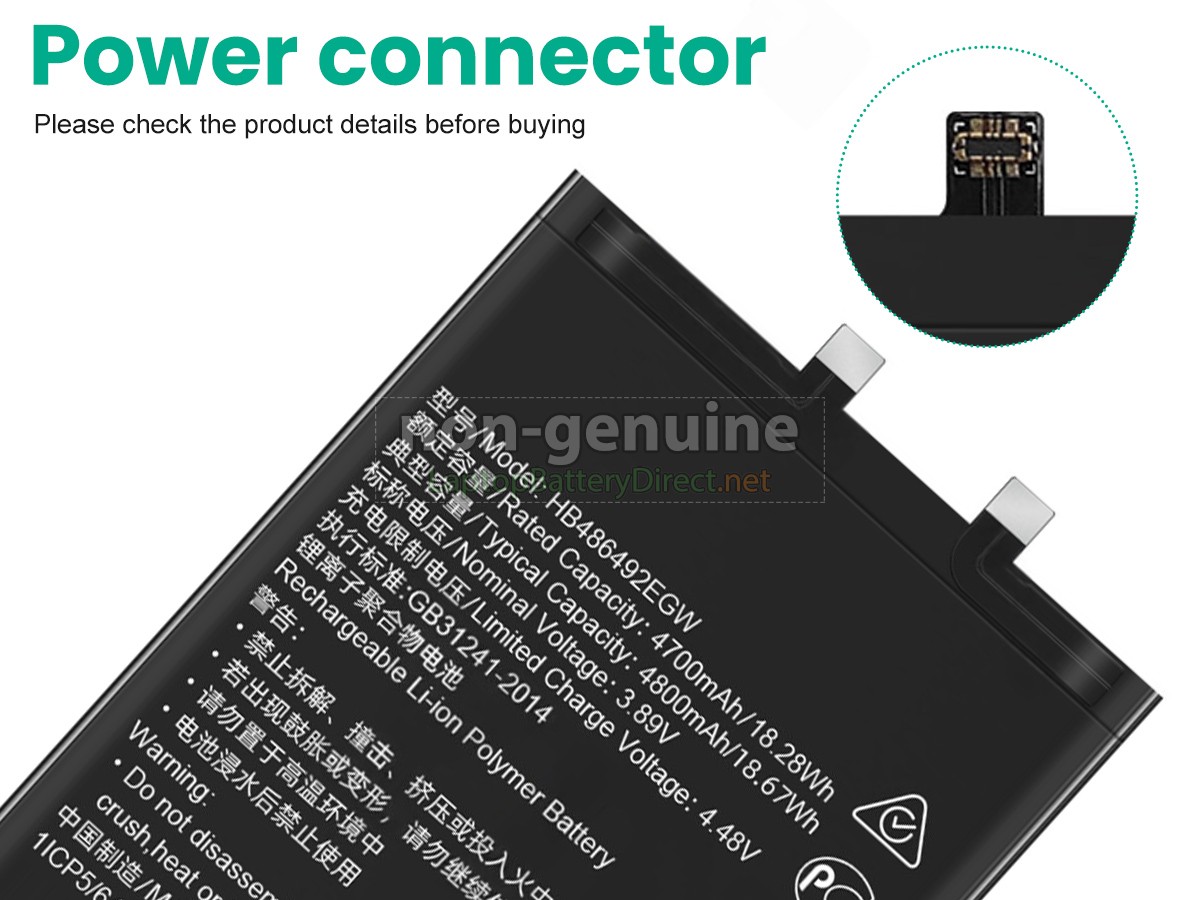 replacement Honor 80 PRO battery
