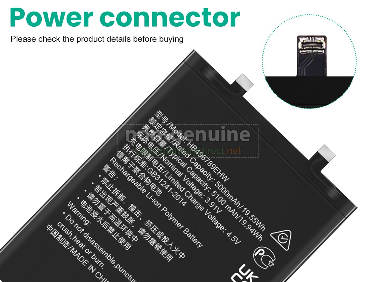 replacement Honor MAGIC 5 battery