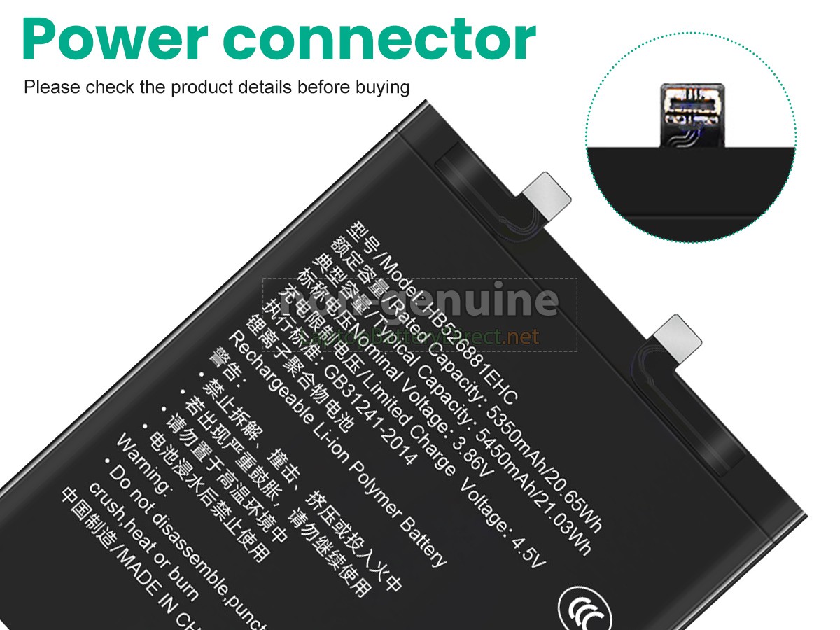 replacement Honor MAGIC5 PRO PGT-N19 battery