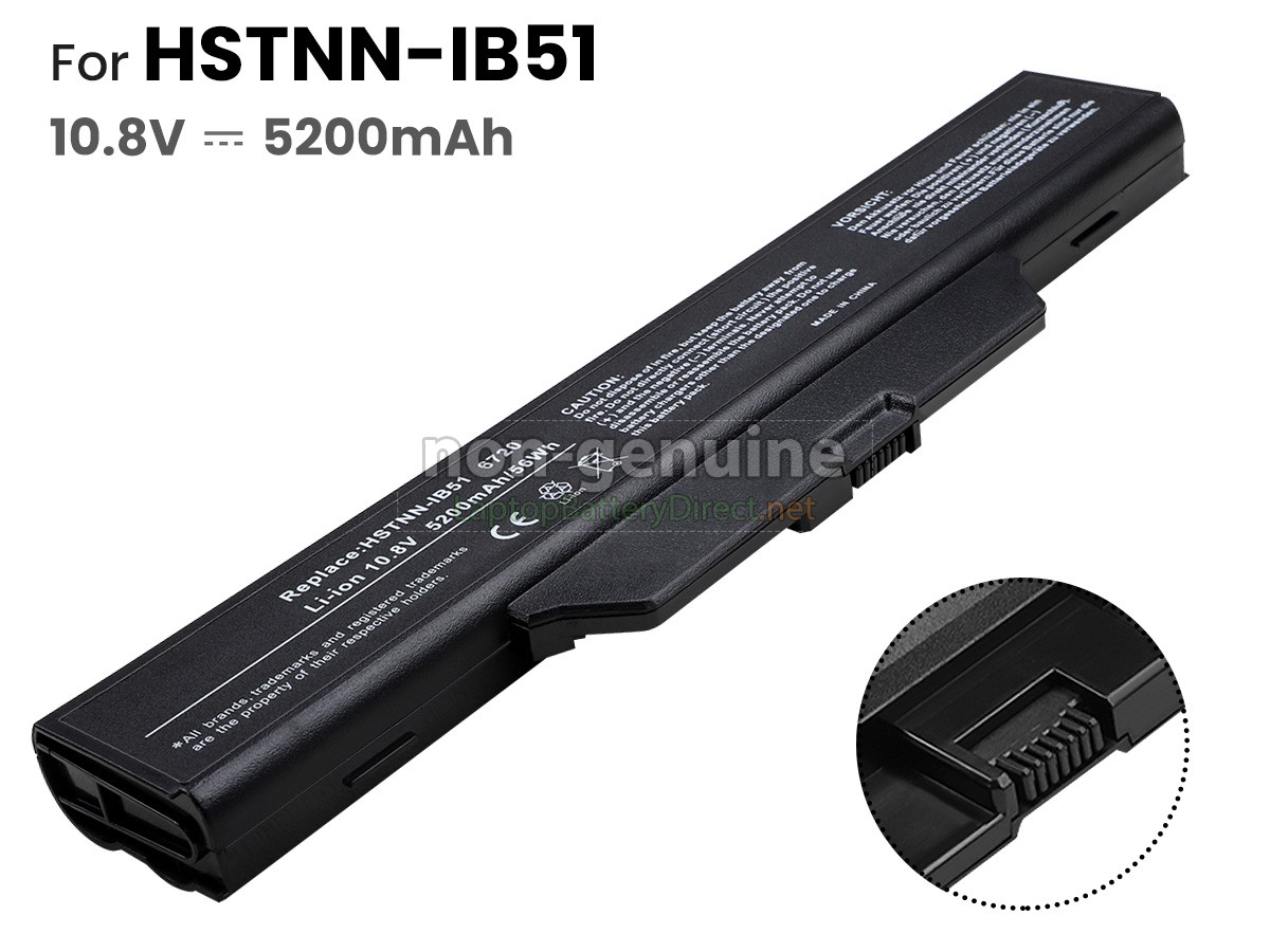 replacement HP Compaq 451086-001 battery