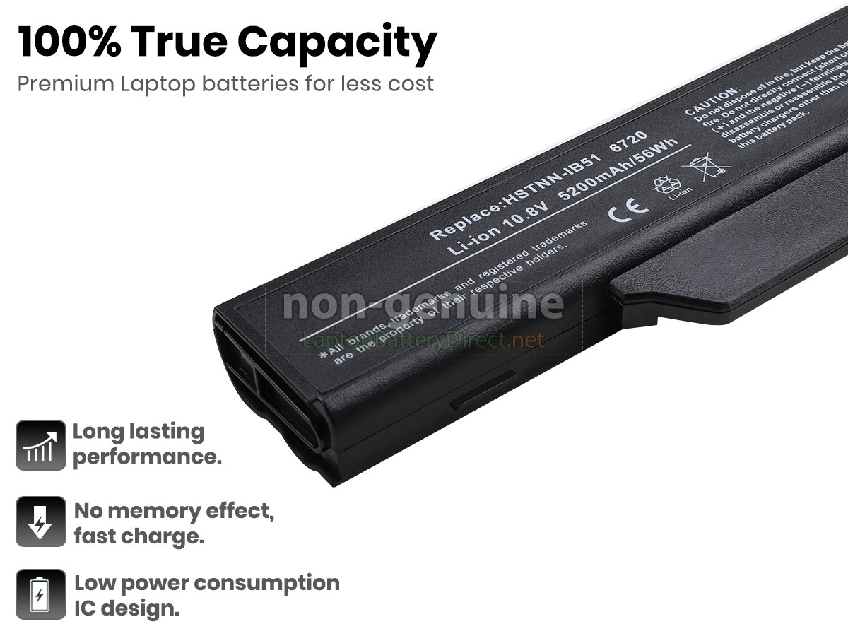replacement HP Compaq HSTNN-I50C-B battery