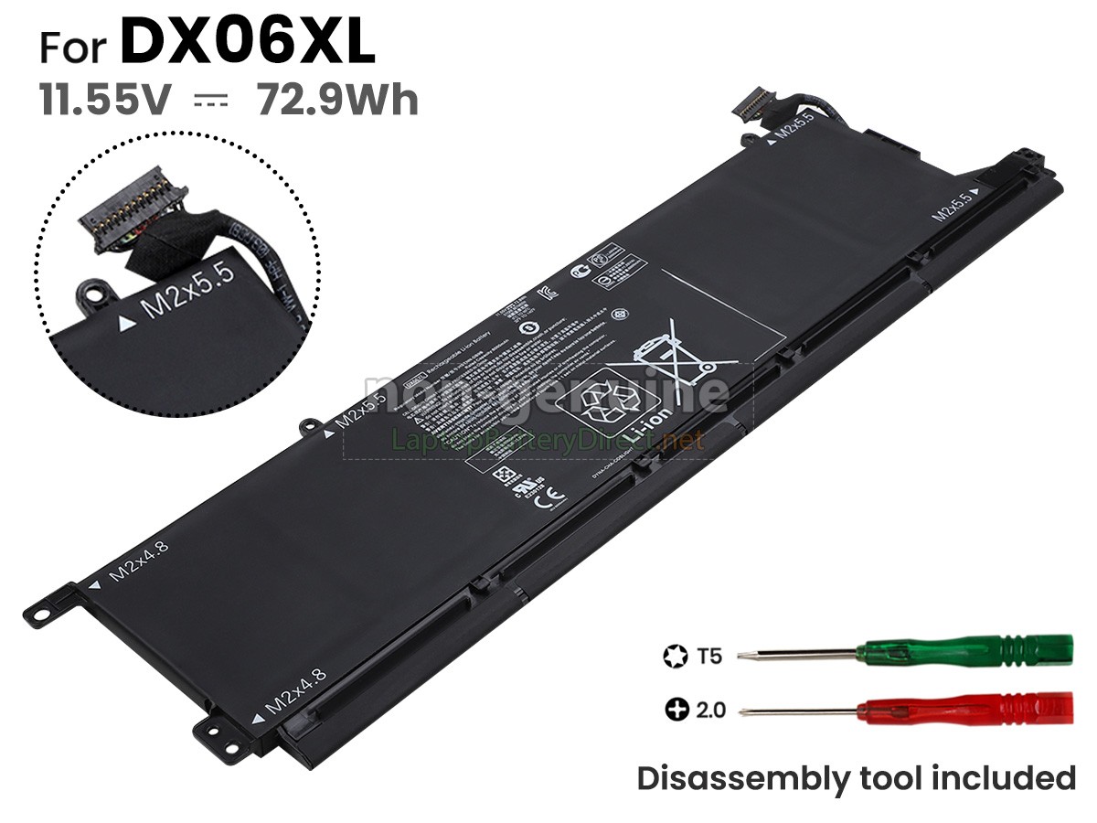 replacement HP Omen X 2S 15-DG0000NU battery