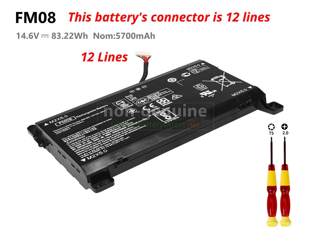 replacement HP Omen 17-AN015NG battery