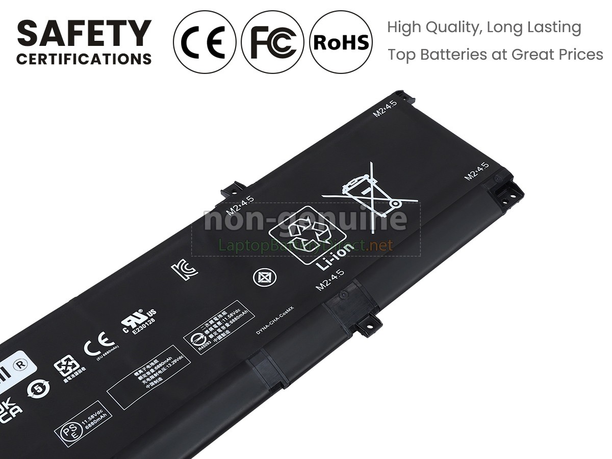 replacement HP Omen SLIM 16-AN0004NL battery