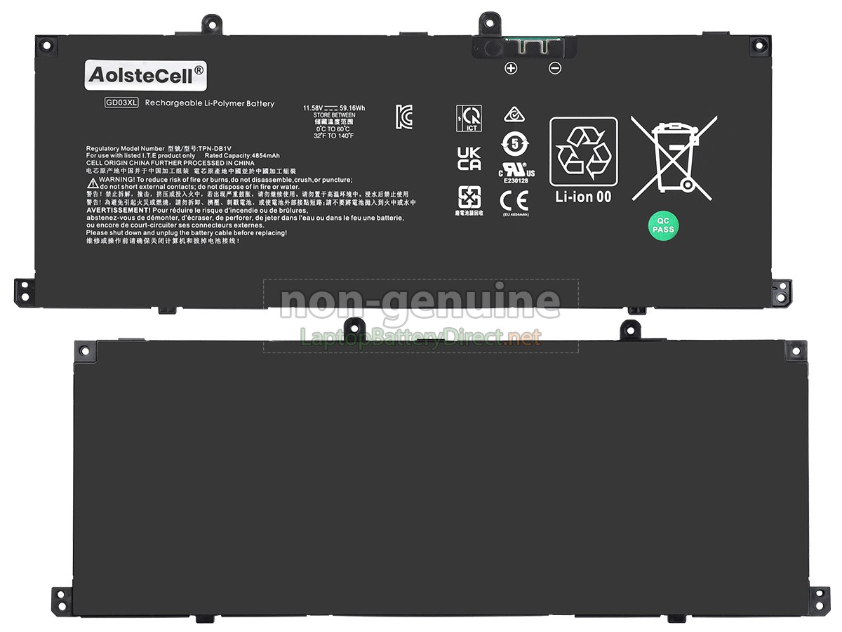 replacement HP OmniBook X 14-KA0003NOX battery