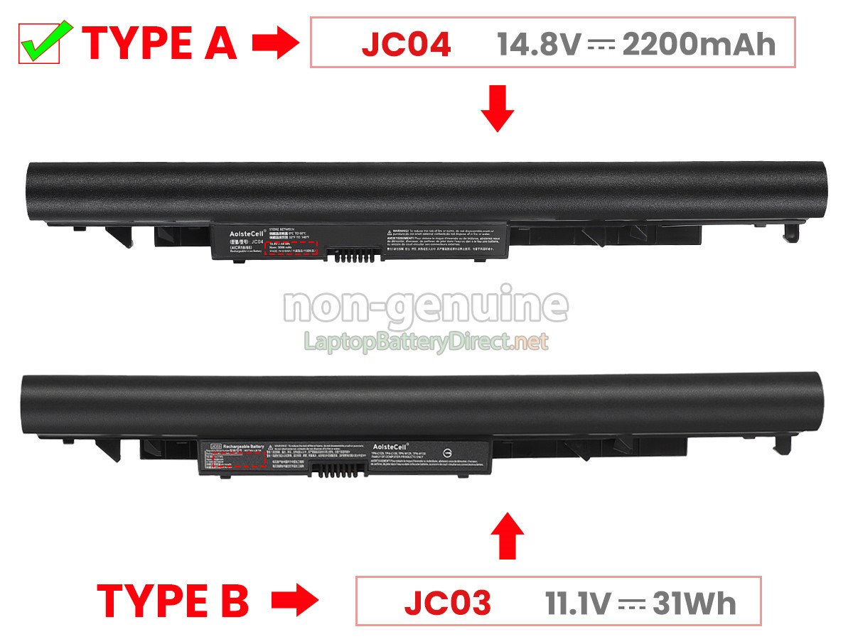 replacement HP JCO3 laptop battery