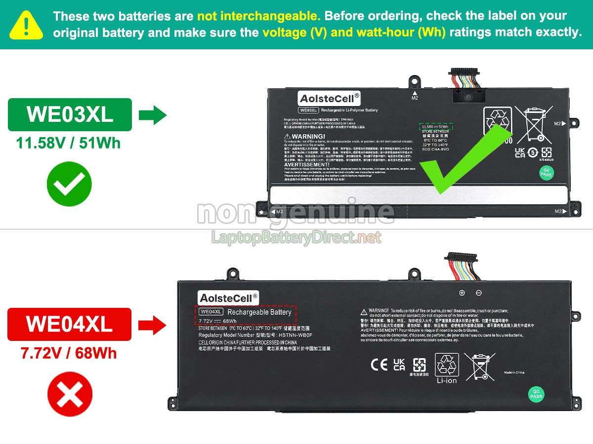 replacement HP Pavilion Plus 14-EY0005AU battery
