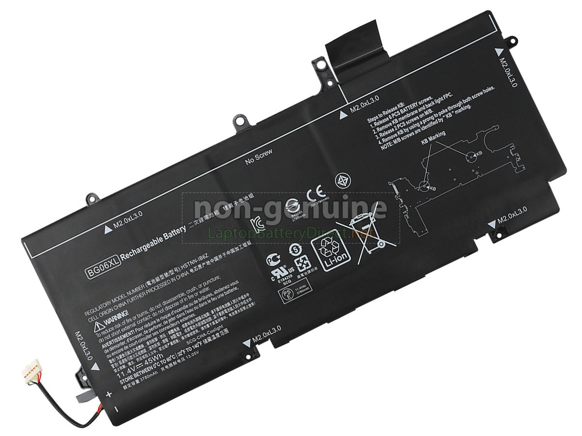 replacement HP HSTNN-IB6Z battery
