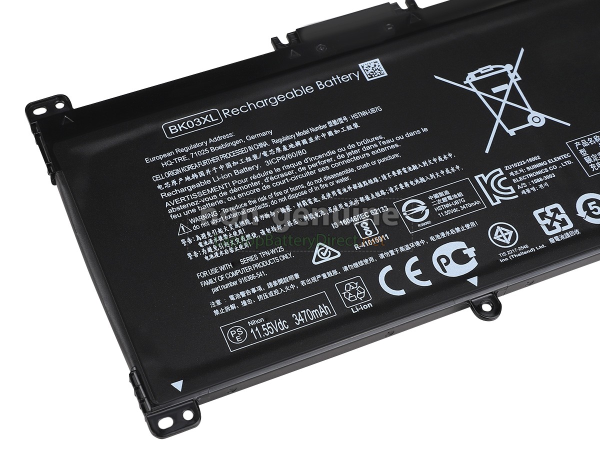 replacement HP Pavilion X360 14-BA001TX laptop battery